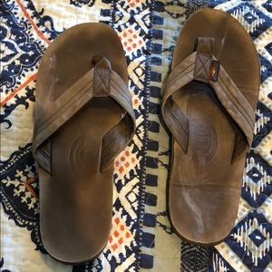 Hardly worn rainbow sandals